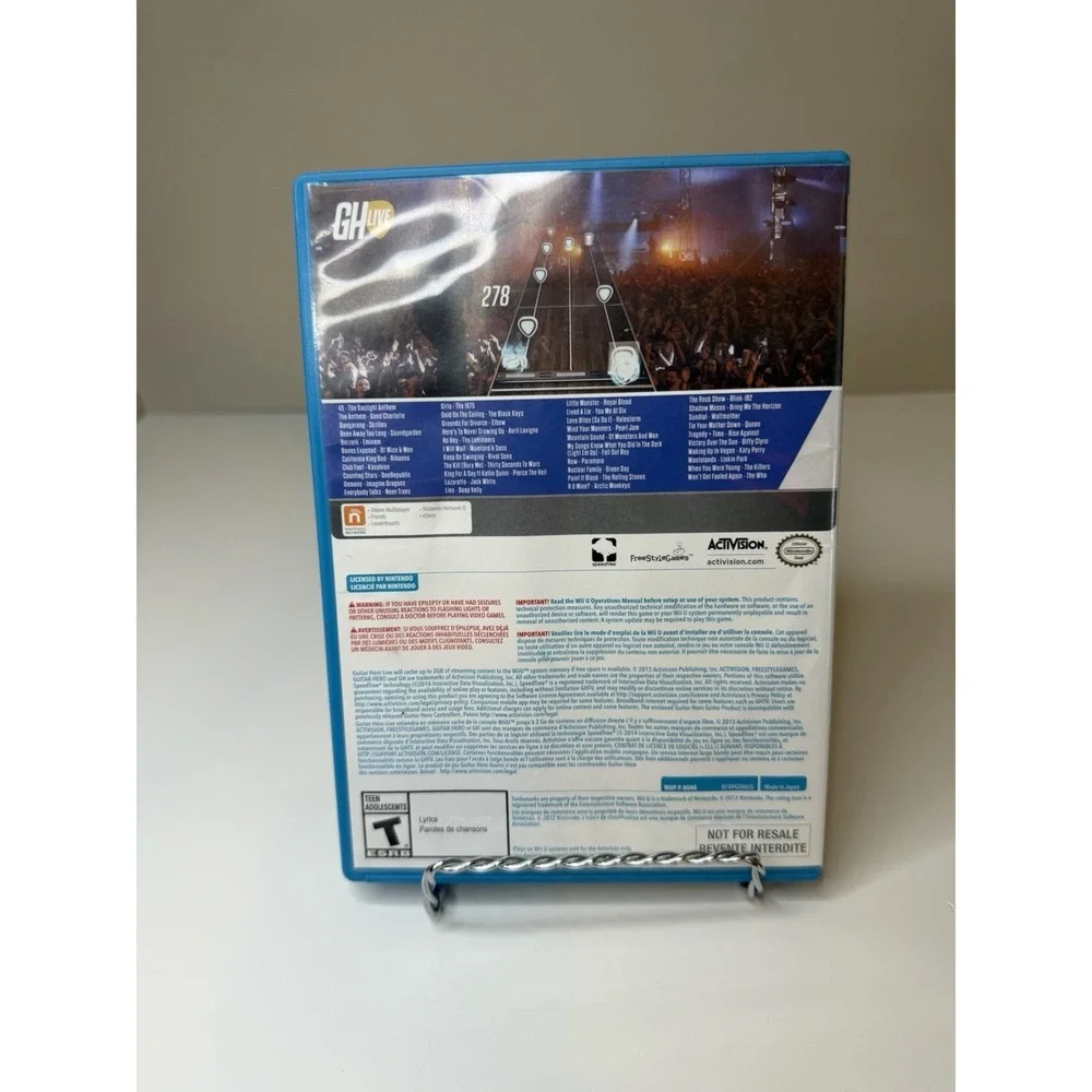 Guitar Hero Live (Nintendo Wii U, 2015)